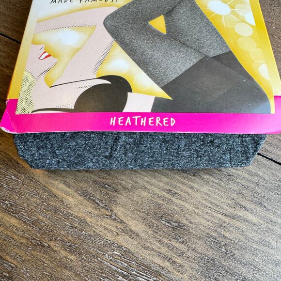Spanx Women's Size E Heathered Gray Star Power Shaping Tights NEW 195-265lbs - Picture 4 of 7